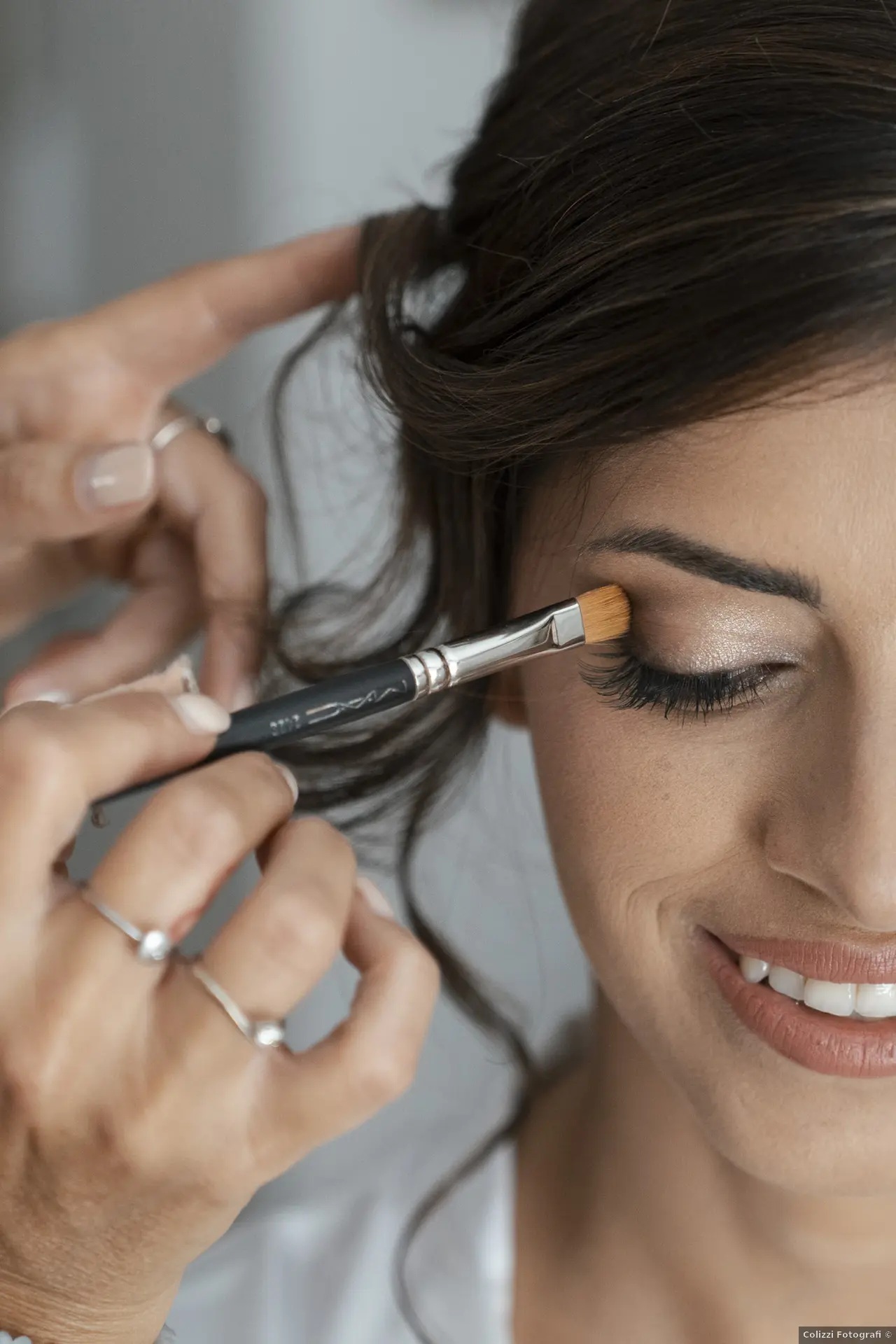 Trucco romantico da sposa
